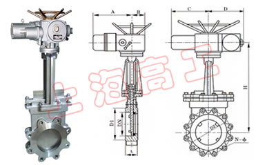 PZ973 电动刀型闸阀